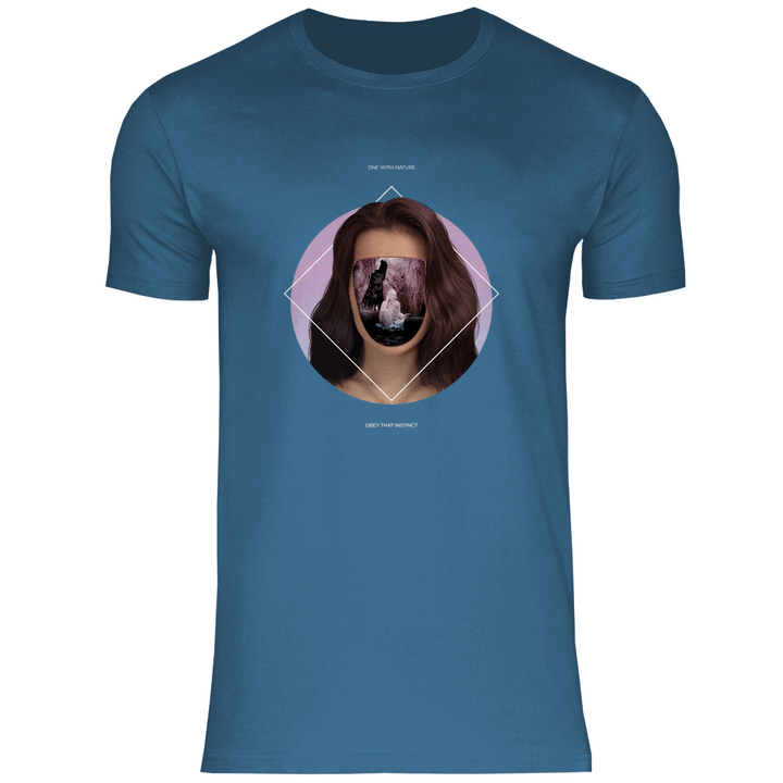 Eins mit der Natur - Herren T - Shirt - Textilzauber