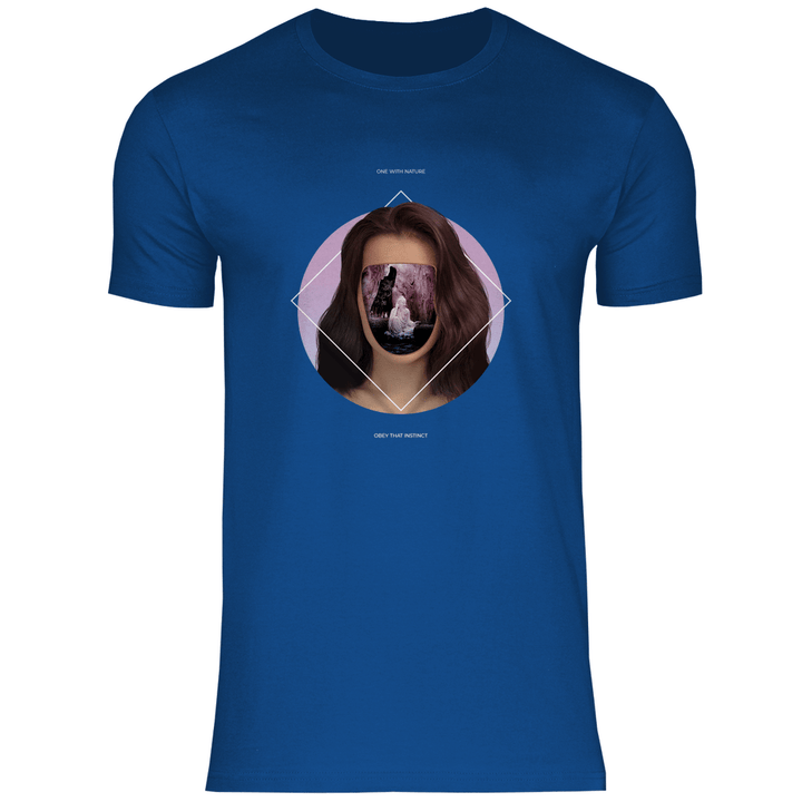 Eins mit der Natur - Herren T - Shirt - Textilzauber