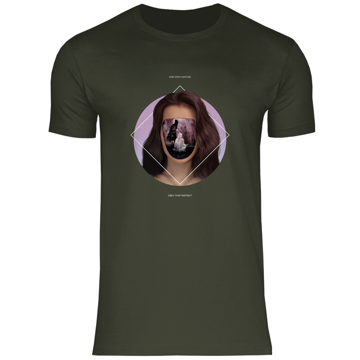 Eins mit der Natur - Herren T - Shirt - Textilzauber