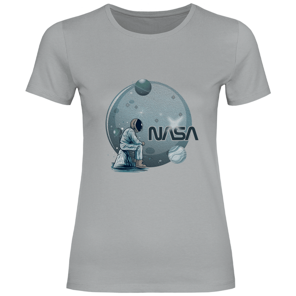 Einsamer Astronaut - Damen T - Shirt - Textilzauber