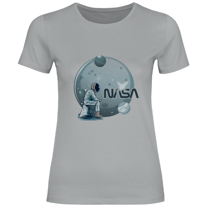 Einsamer Astronaut - Damen T - Shirt - Textilzauber