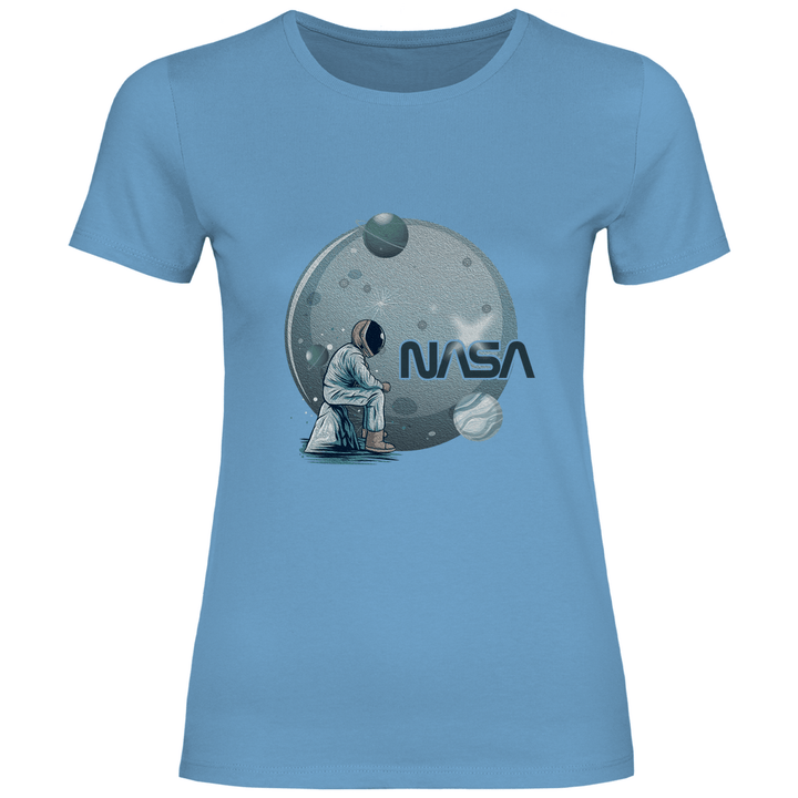 Einsamer Astronaut - Damen T - Shirt - Textilzauber