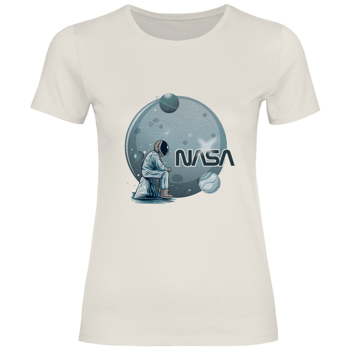 Einsamer Astronaut - Damen T - Shirt - Textilzauber