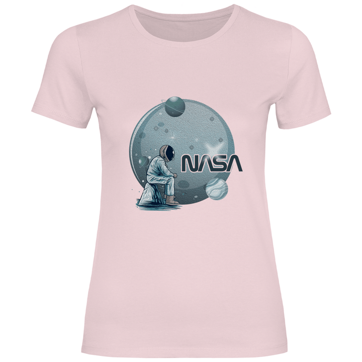 Einsamer Astronaut - Damen T - Shirt - Textilzauber
