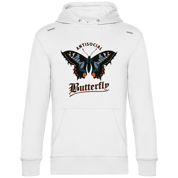 Einsamer Schmetterling - Herren Hoodie - Textilzauber