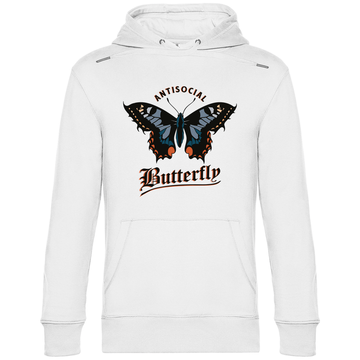 Einsamer Schmetterling - Herren Hoodie - Textilzauber