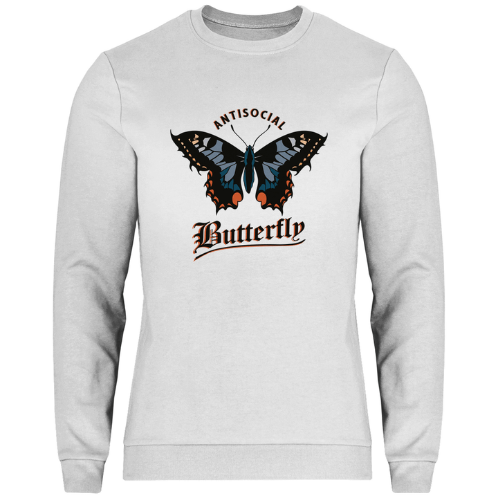 Einsamer Schmetterling - Herren Sweatshirt - Textilzauber