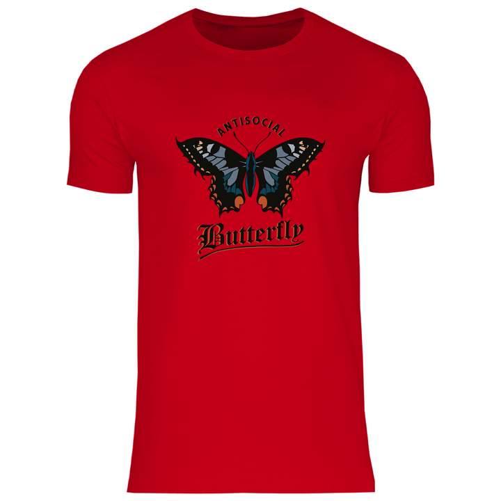 Einsamer Schmetterling - Herren T - Shirt - Textilzauber