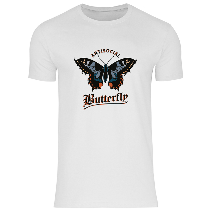 Einsamer Schmetterling - Herren T - Shirt - Textilzauber