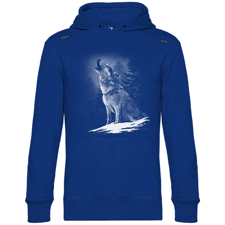 Einsamer Wolf - Herren Hoodie - Textilzauber