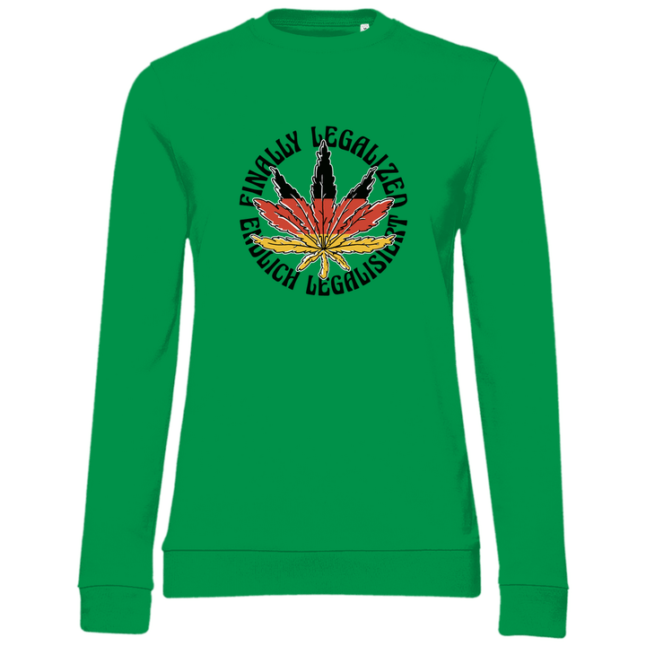 Endlich Legalisiert - Damen Sweatshirt - Textilzauber