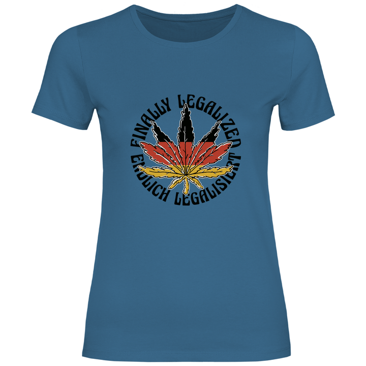 Endlich Legalisiert - Damen T - Shirt - Textilzauber