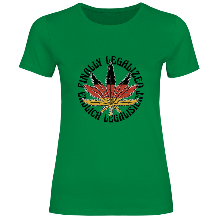 Endlich Legalisiert - Damen T - Shirt - Textilzauber
