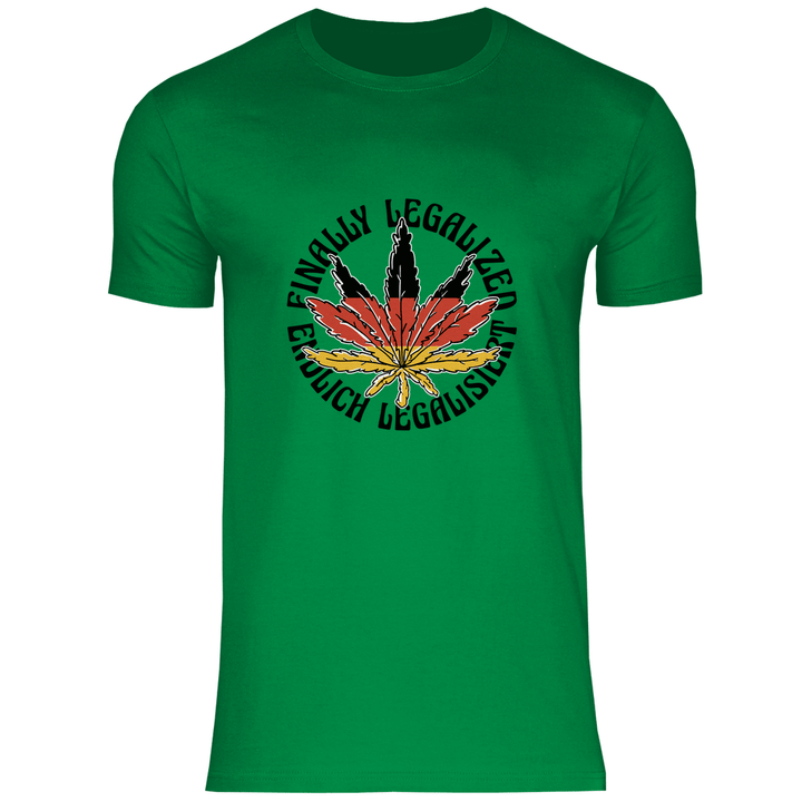 Endlich Legalisiert - Herren T - Shirt - Textilzauber