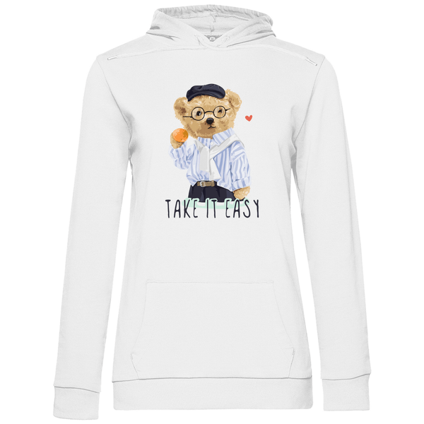 Entspannter Teddy - Damen Hoodie - Textilzauber