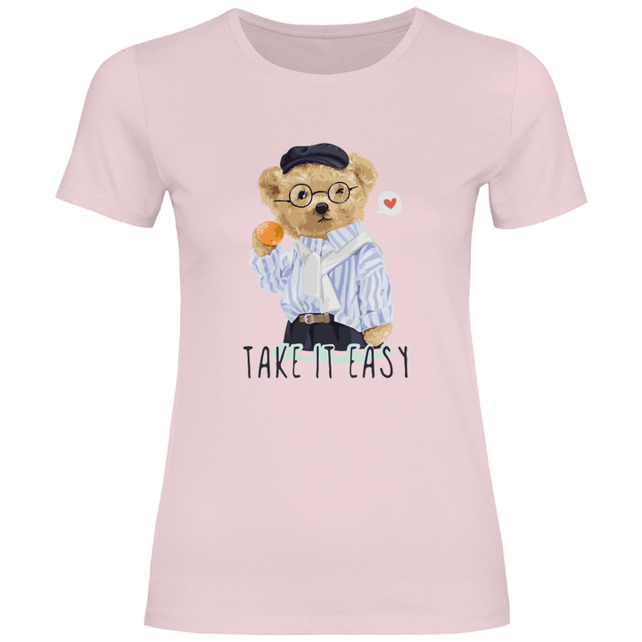 Entspannter Teddy - Damen T - Shirt - Textilzauber
