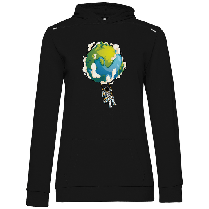 Erdschaukel - Damen Hoodie - Textilzauber