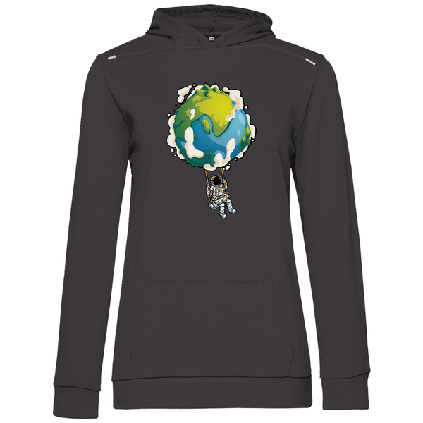 Erdschaukel - Damen Hoodie - Textilzauber