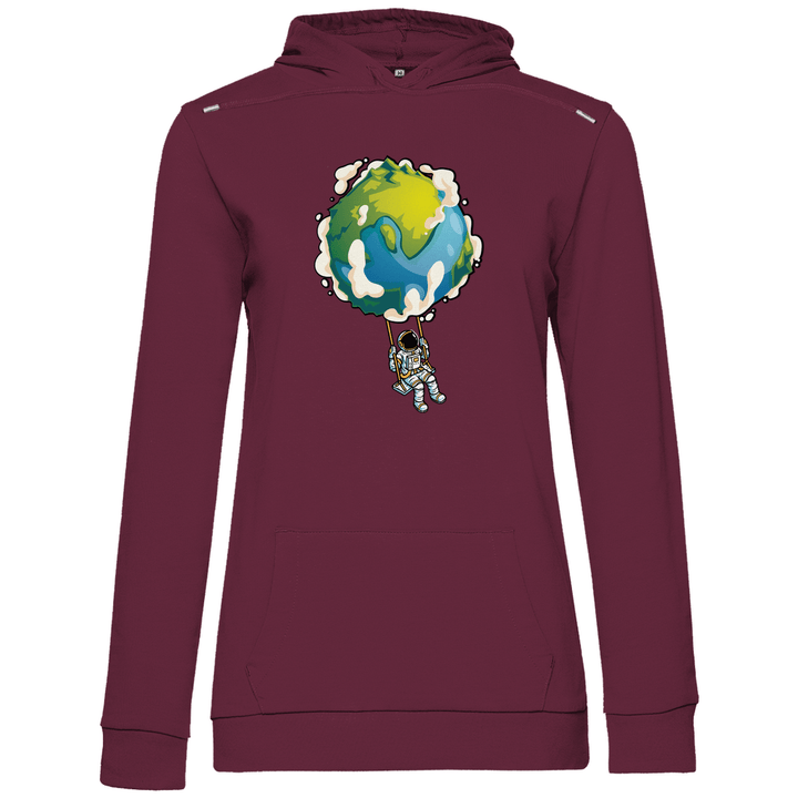 Erdschaukel - Damen Hoodie - Textilzauber