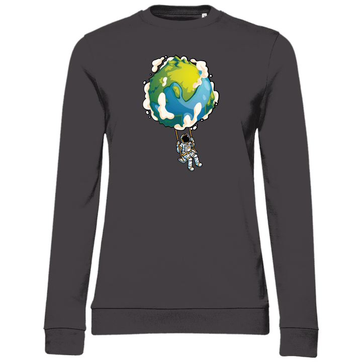 Erdschaukel - Damen Sweatshirt - Textilzauber