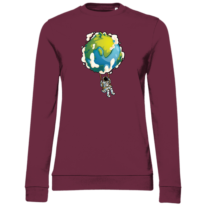 Erdschaukel - Damen Sweatshirt - Textilzauber