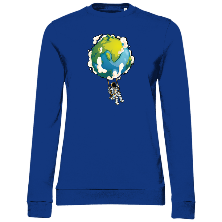 Erdschaukel - Damen Sweatshirt - Textilzauber