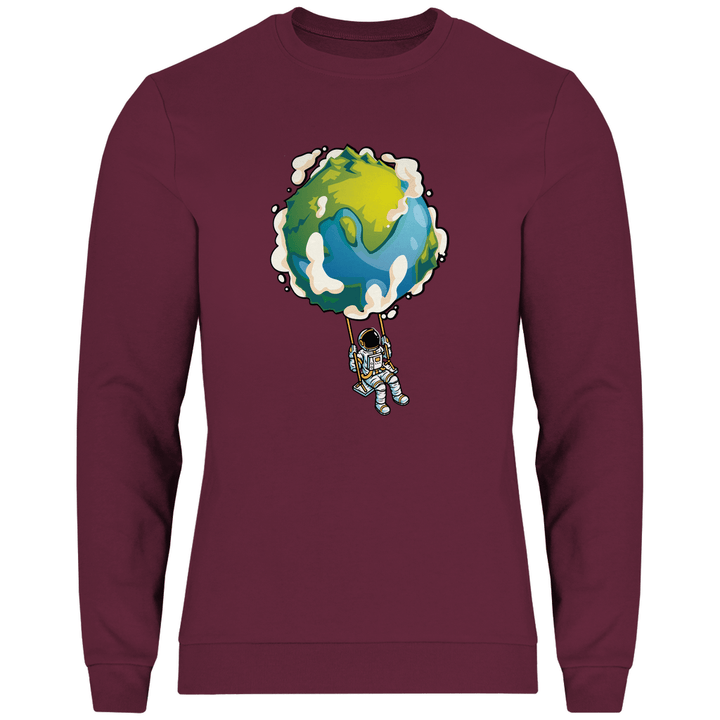 Erdschaukel - Herren Sweatshirt - Textilzauber
