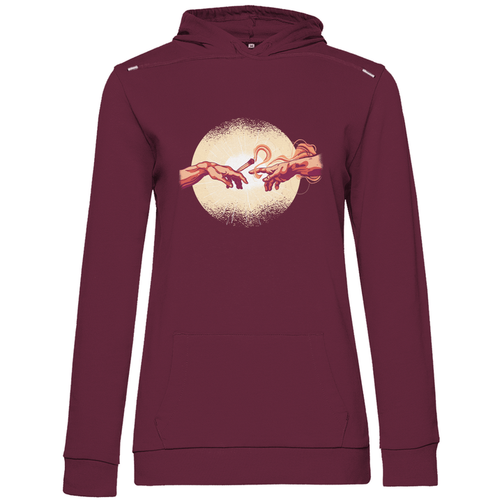 Erschaffung des Joint - Damen Hoodie - Textilzauber