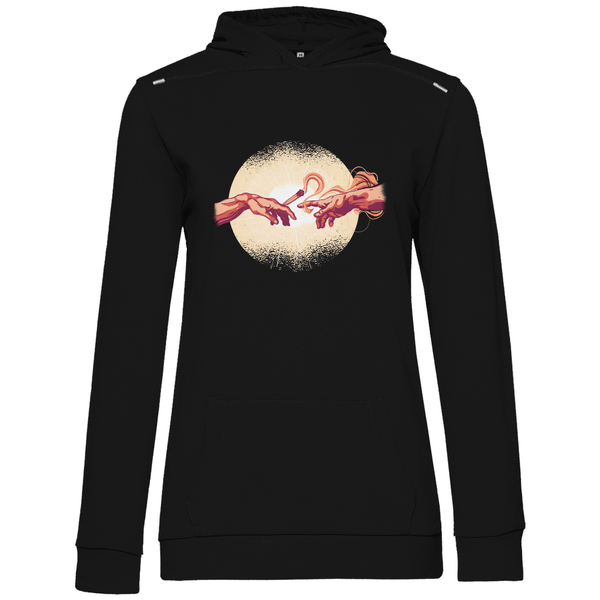 Erschaffung des Joint - Damen Hoodie - Textilzauber