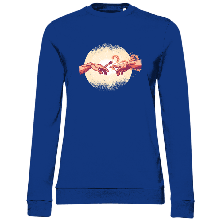 Erschaffung des Joint - Damen Sweatshirt - Textilzauber