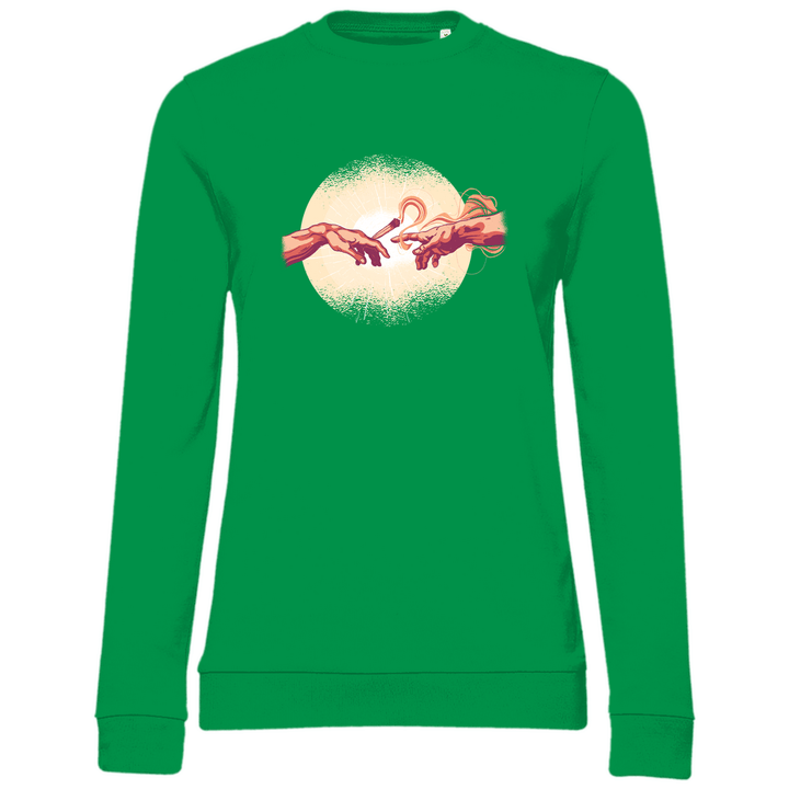 Erschaffung des Joint - Damen Sweatshirt - Textilzauber