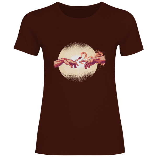 Erschaffung des Joint - Damen T - Shirt - Textilzauber