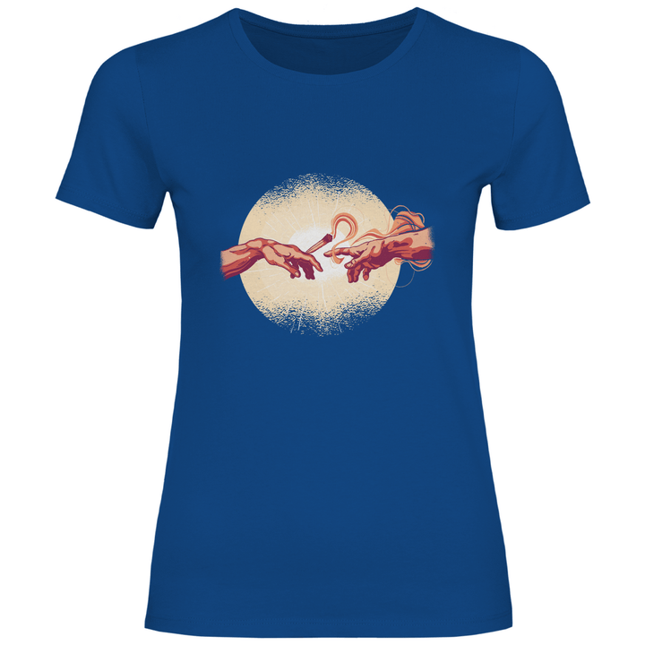 Erschaffung des Joint - Damen T - Shirt - Textilzauber