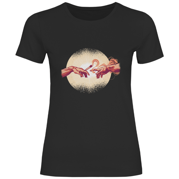 Erschaffung des Joint - Damen T - Shirt - Textilzauber