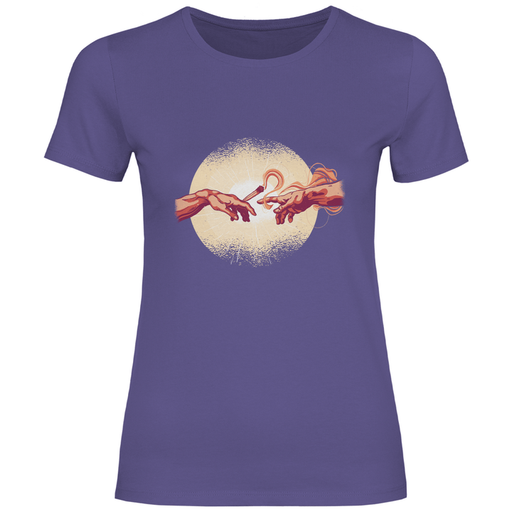 Erschaffung des Joint - Damen T - Shirt - Textilzauber