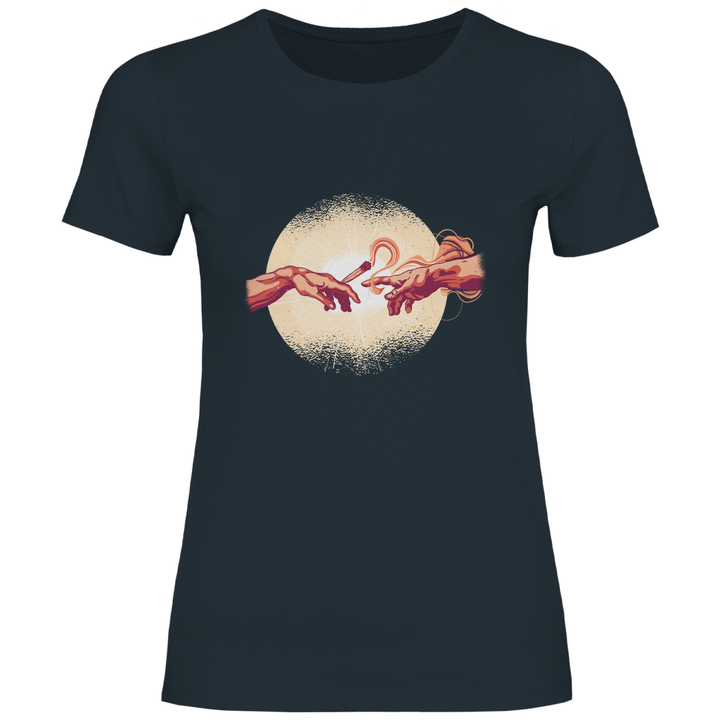 Erschaffung des Joint - Damen T - Shirt - Textilzauber
