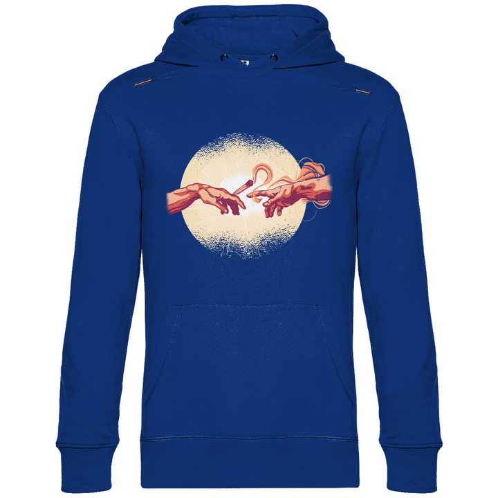 Erschaffung des Joint - Herren Hoodie - Textilzauber