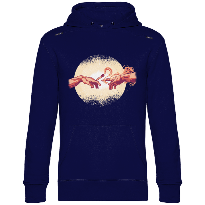 Erschaffung des Joint - Herren Hoodie - Textilzauber