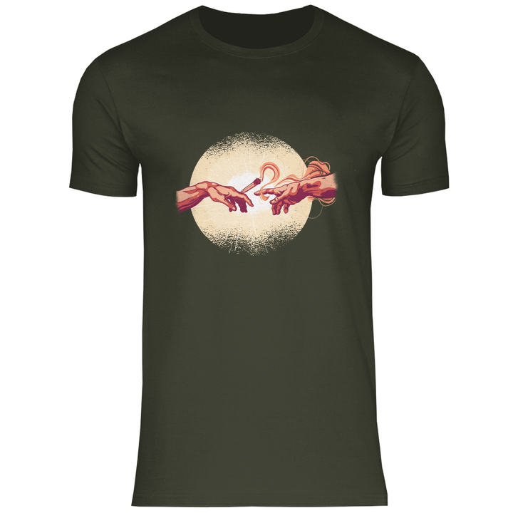 Erschaffung des Joint - Herren T - Shirt - Textilzauber