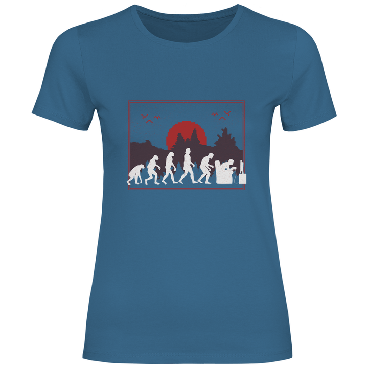 Evolution des Gamers - Damen T - Shirt - Textilzauber