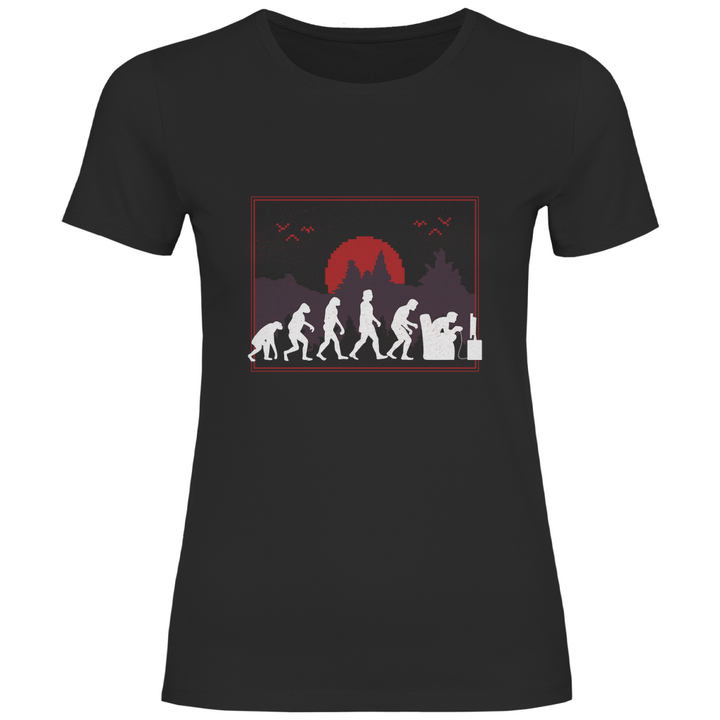 Evolution des Gamers - Damen T - Shirt - Textilzauber