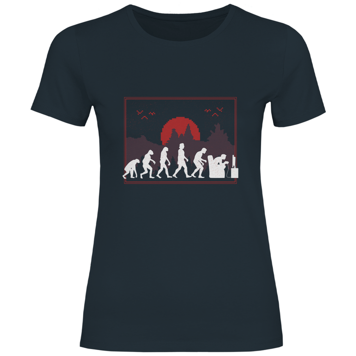 Evolution des Gamers - Damen T - Shirt - Textilzauber