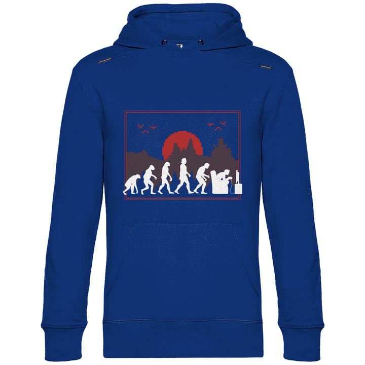 Evolution des Gamers - Herren Hoodie - Textilzauber