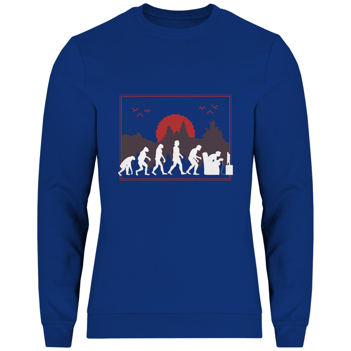 Evolution des Gamers - Herren Sweatshirt - Textilzauber