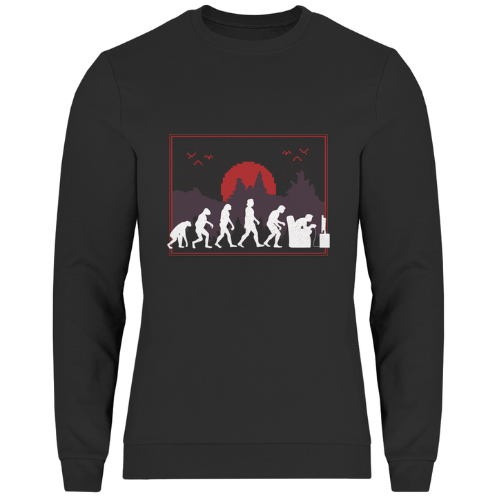Evolution des Gamers - Herren Sweatshirt - Textilzauber