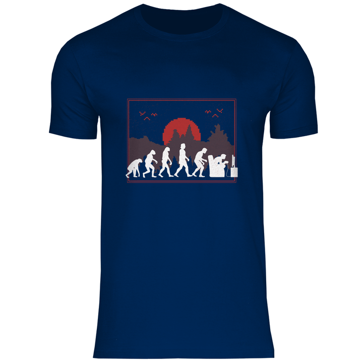 Evolution des Gamers - Herren T - Shirt - Textilzauber