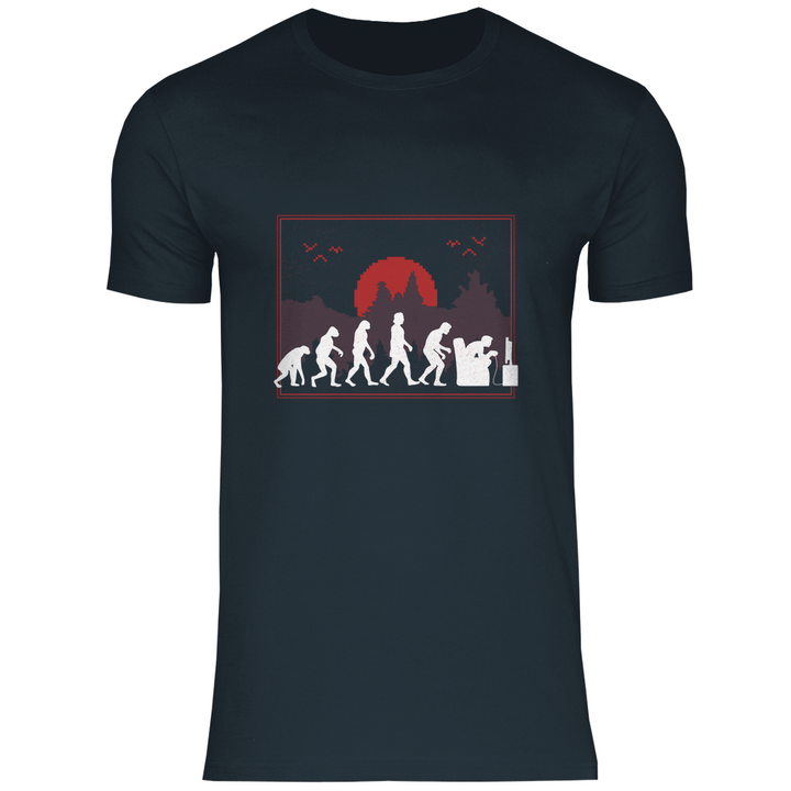 Evolution des Gamers - Herren T - Shirt - Textilzauber