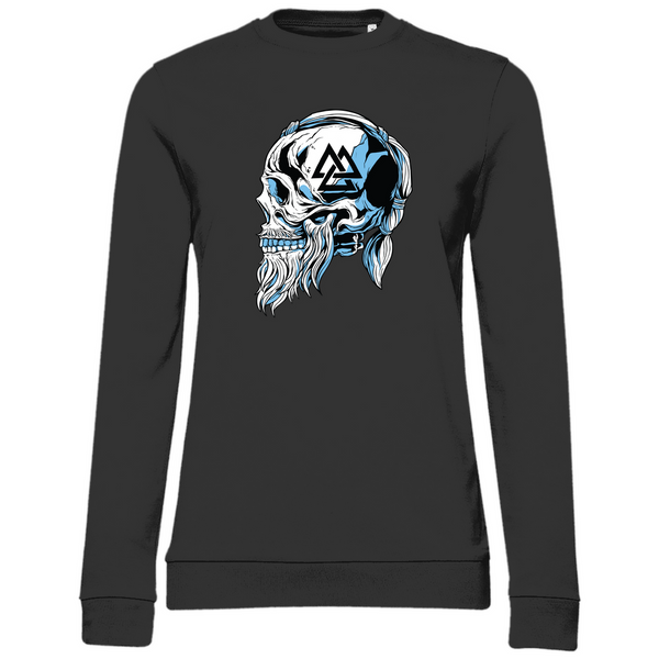 Valknut Schädel - Damen Sweatshirt