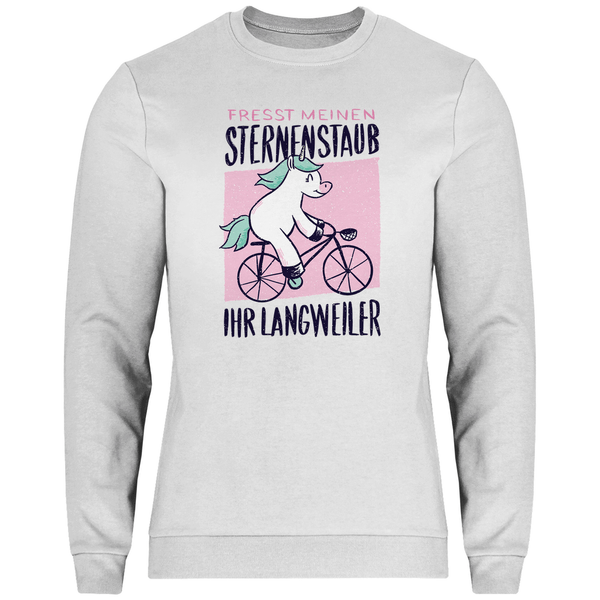 Fahrrad - Einhorn - Herren Sweatshirt - Textilzauber