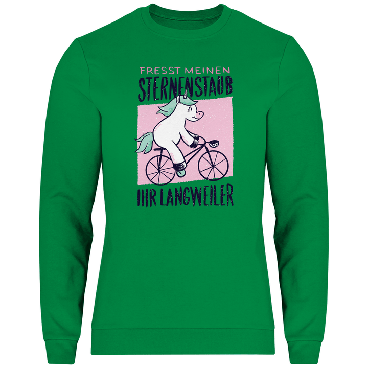 Fahrrad - Einhorn - Herren Sweatshirt - Textilzauber